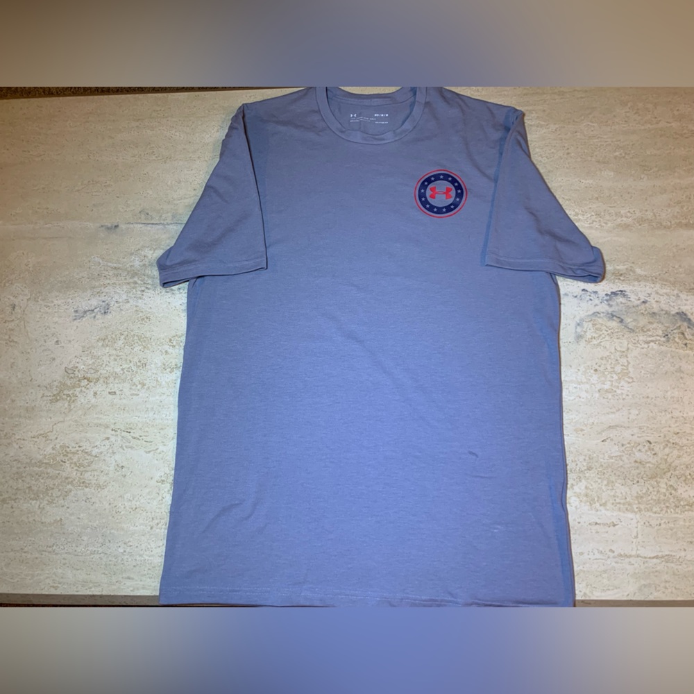 Under Armour Heat Gear USA Tee EUC